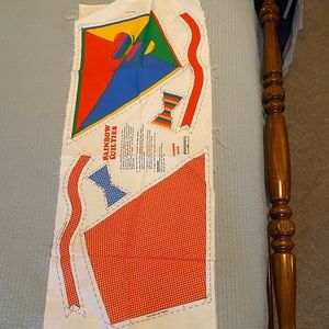 Rainbow Kite Fabric Wall Hanging Project